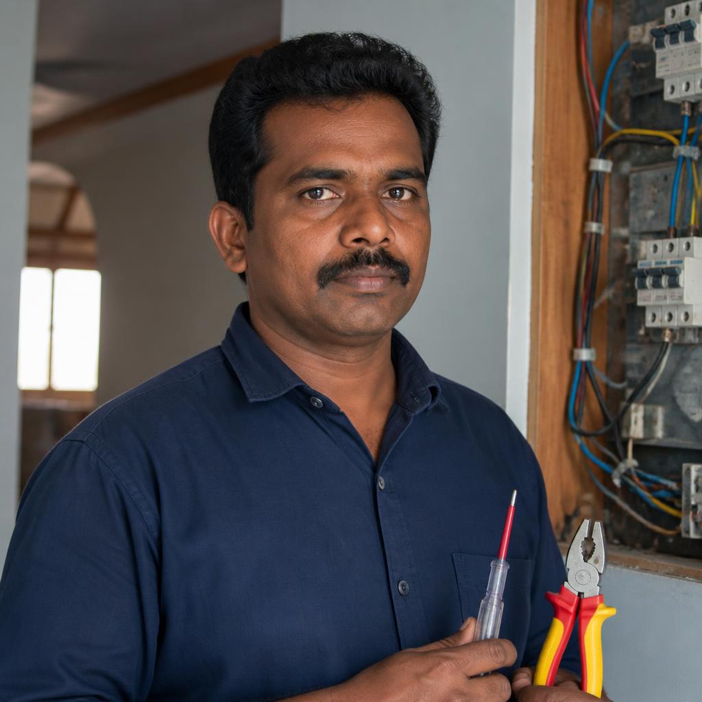 అనంతపురంలో ఎలక్ట్రీషియన్ పని చేస్తున్న స్థానిక నిపుణుడు